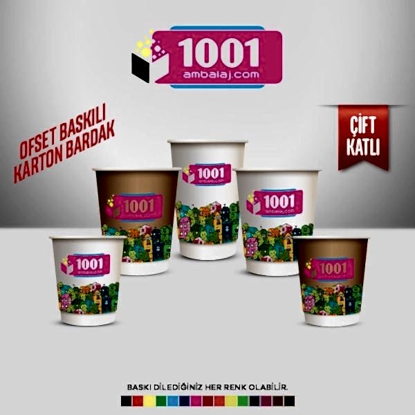 Dijital Baskılı 12 Oz Karton Bardak Tek Kat Duvarlı Beyaz Soğuk