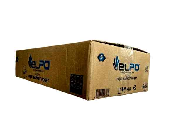 hışır Poşet Büyük Boy Şeffaf 1 Koli 8 Paket 250 Li 1001 Ambalaj