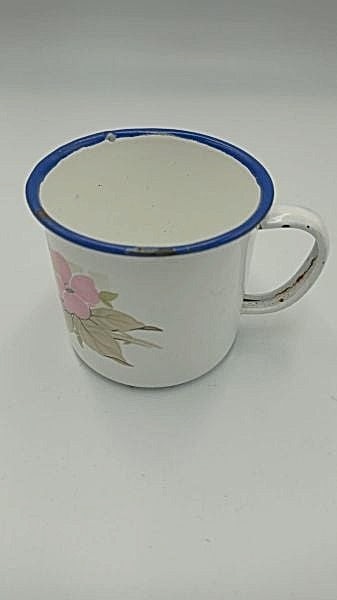 Emaye Kupa Ölçü 7X7X6 Cm