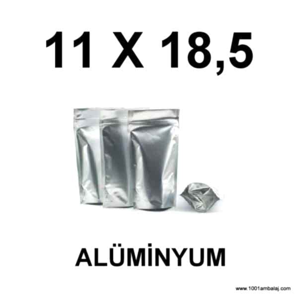 11X18,5 Cm Alüminyum Renk Doypack Torba /02/