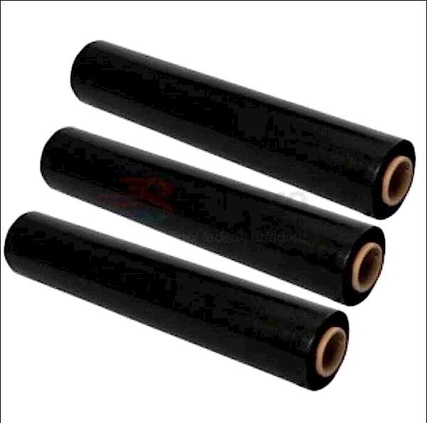 Palet Streç 50 Cm 23 Mikron Kalin 1,5 Kg + 0,5 Kg Siyah 3 Adet
