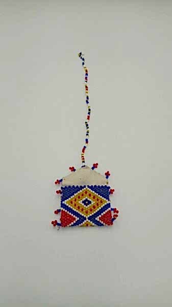 Boncuk İşlemeli Kese Ölçü 5,5X7 Cm