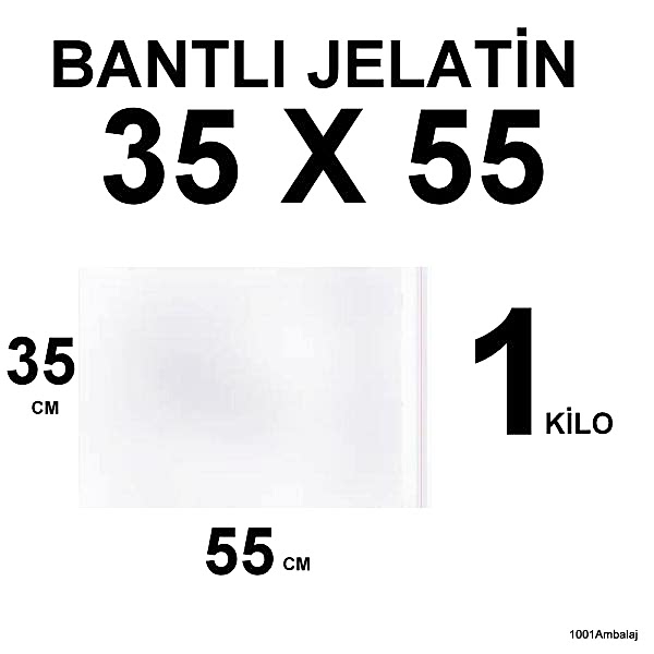 Bantlı Jelatin Torba 35X55 Cm1 Kilo 1001 Ambalaj