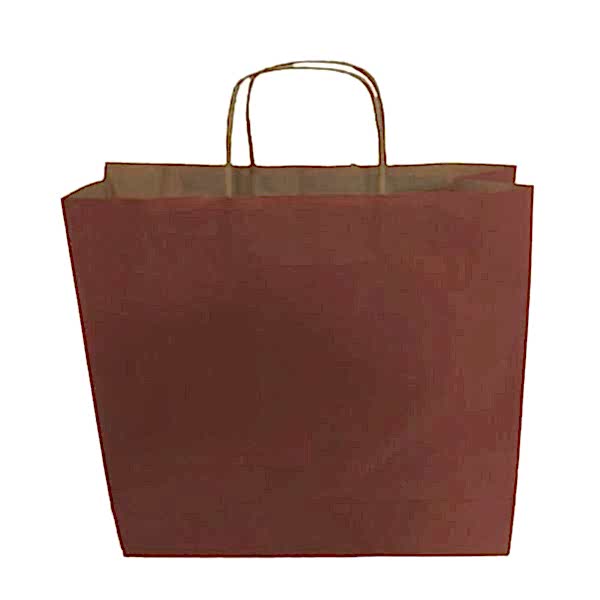 Kraft kağıt Çanta 32X12X41 Cm Kiremit 100 Adet