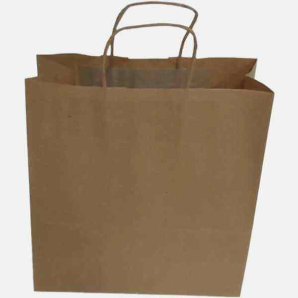 Kraft kağıt Çanta 27X15.5X29.5 Cm Kraft 25 Adet