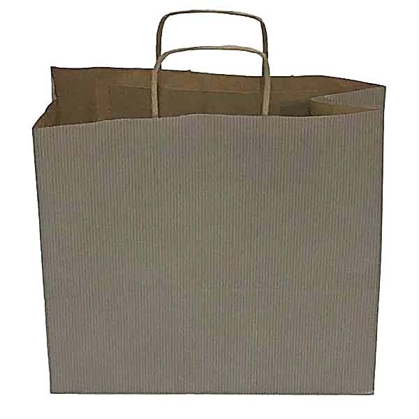 Kraft kağıt Çanta 45X14X50 Cm Gümüş 25 Adet