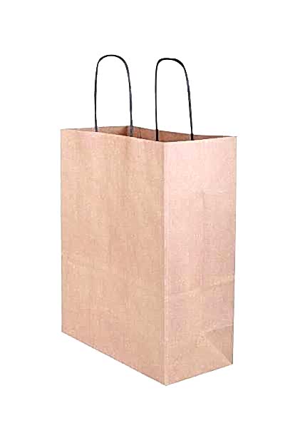 Kraft kağıt Çanta 19X8X24 Cm Kraft 100 Adet