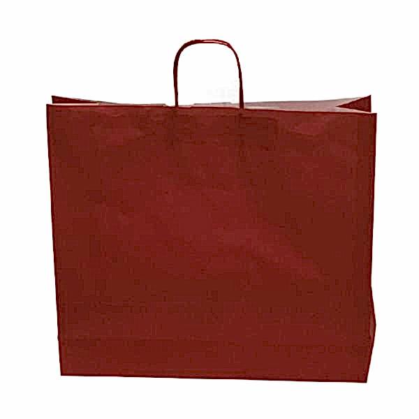 Kraft kağıt Çanta 45X14X50 Cm Kırmızı 100 Adet