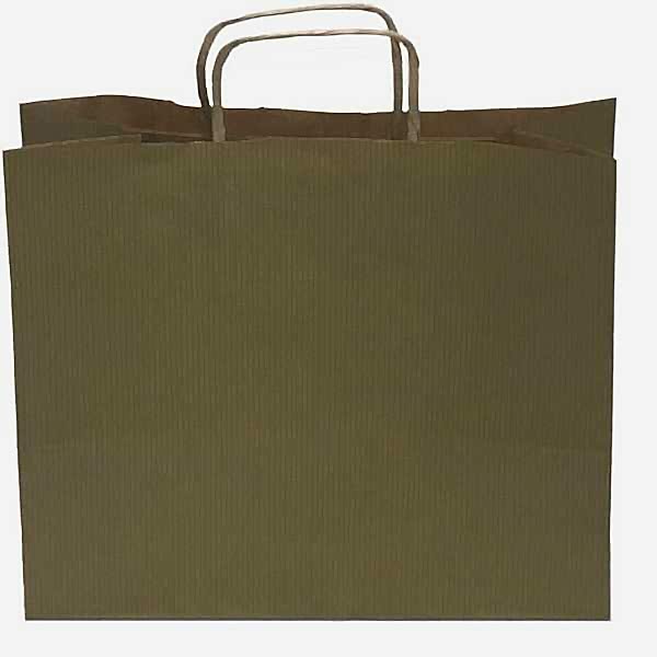 Kraft kağıt Çanta 45X14X50 Cm Altın 50 Adet