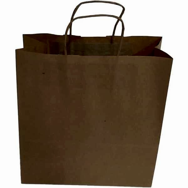 Kraft kağıt Çanta 27X15.5X29.5 Cm Kraft 50 Adet