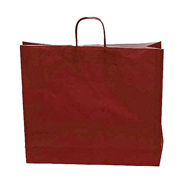 Kraft kağıt Çanta 19X8X24 Cm Kırmızı 25 Adet