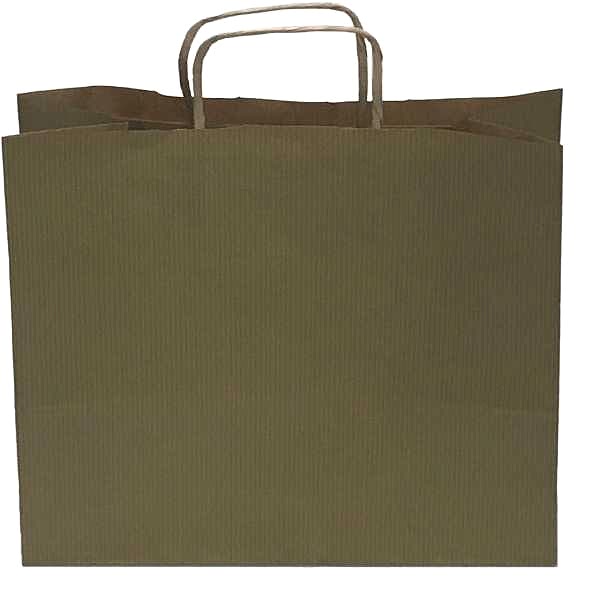 Kraft kağıt Çanta 25X12X31 Cm Altın 25 Adet